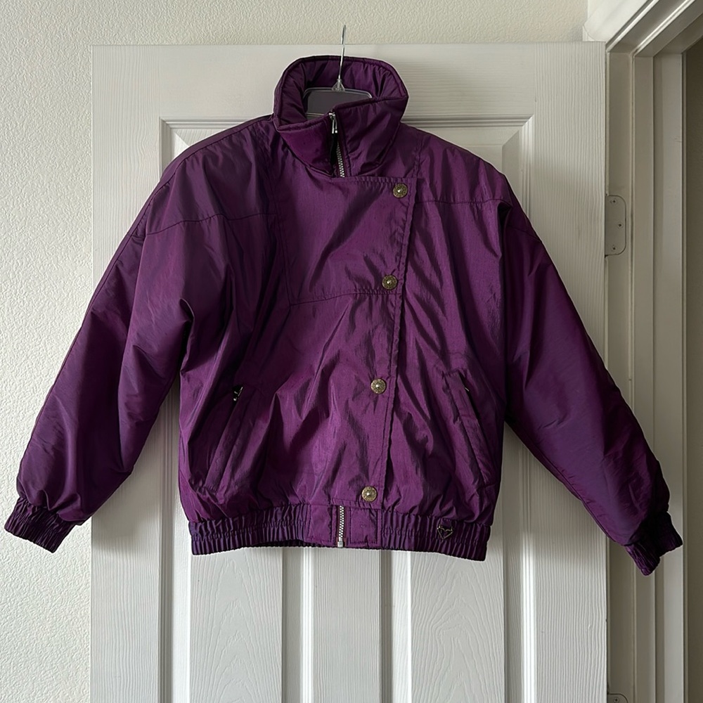 Vintage Obermeyer Purple Ski Jacket Size 6